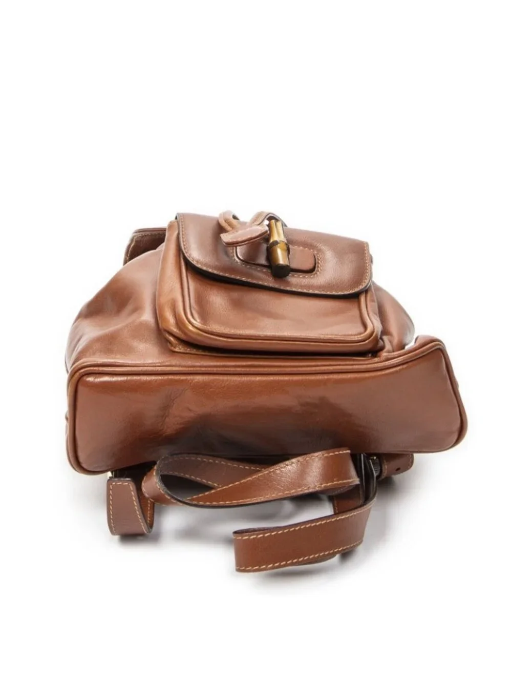 Gucci Minibumbu Backpack Brown Smooth Calfskin
